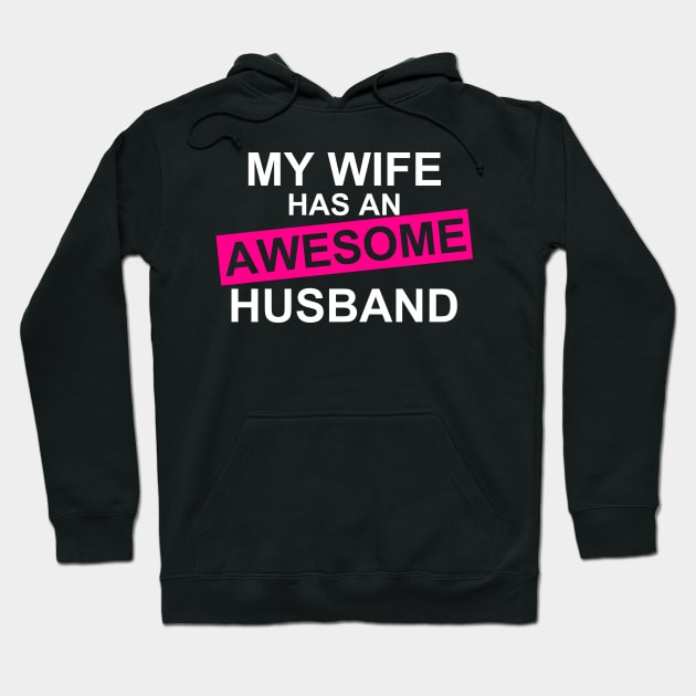 Awesome Husband Hoodie by LandriArt